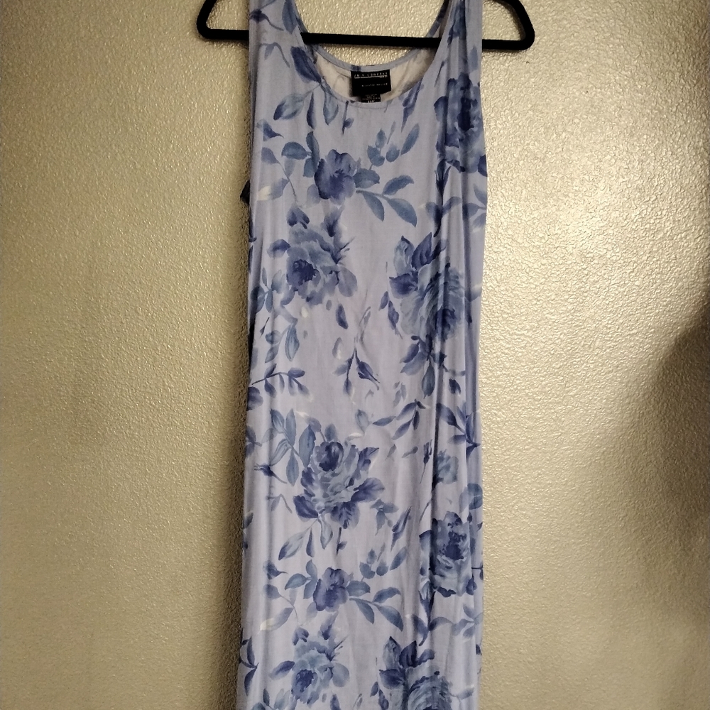 WOMENS FLOWERED MAXI SUN DRESS  Size 18W
